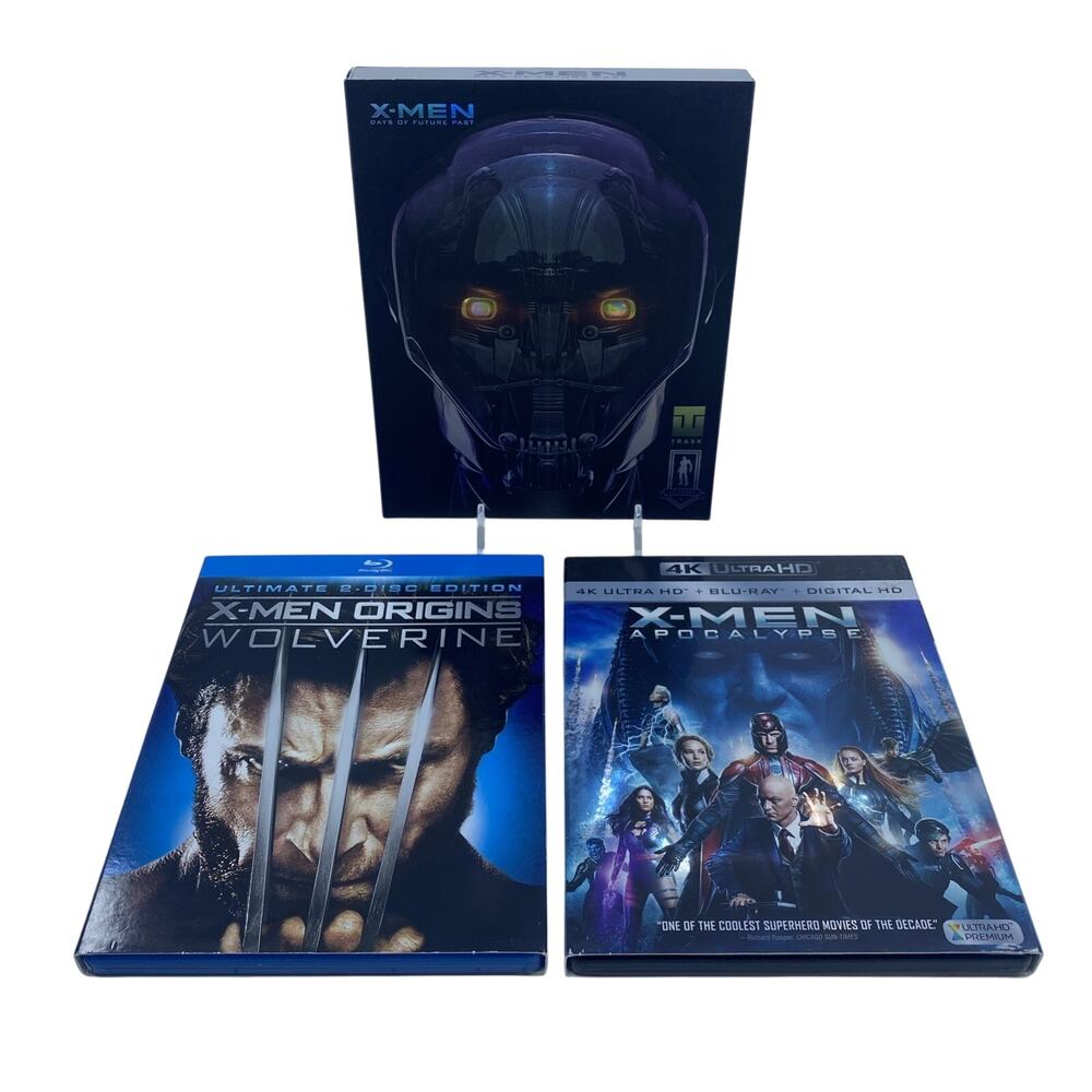 X-Men Days of Future Past 3D Blu-ray Trask 50 Years + Apocalypse & Wolverine